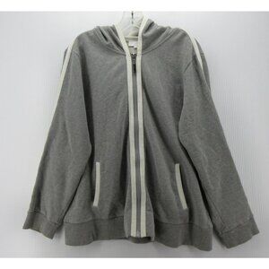 Escada Sweatshirt Large Sport Hoodie Full Zip Athleisure Pockets *